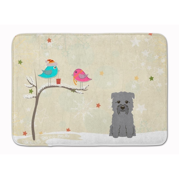 Carolines Treasures Christmas Presents Glen of Imal Grey Machine Washable Memory Foam Mat BB2531RUG - main